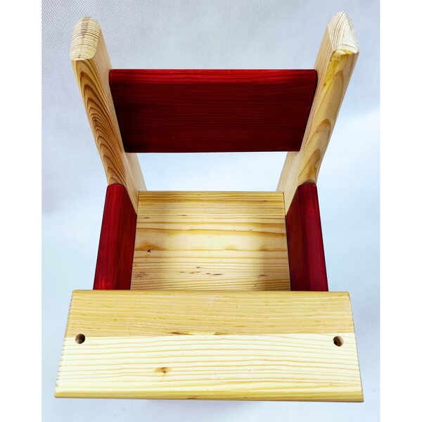 Hochstuhl aus Holz zum Füttern von 48-cm-Puppen – solide und sicher für Kinder