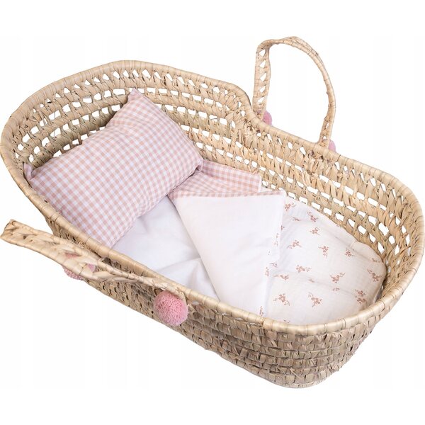 Culla per bambole Antonio Juan 42 cm con copertina e cuscino 92318