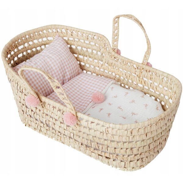 Culla per bambole Antonio Juan 42 cm con copertina e cuscino 92318