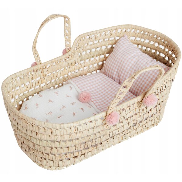 Culla per bambole Antonio Juan 42 cm con copertina e cuscino 92318