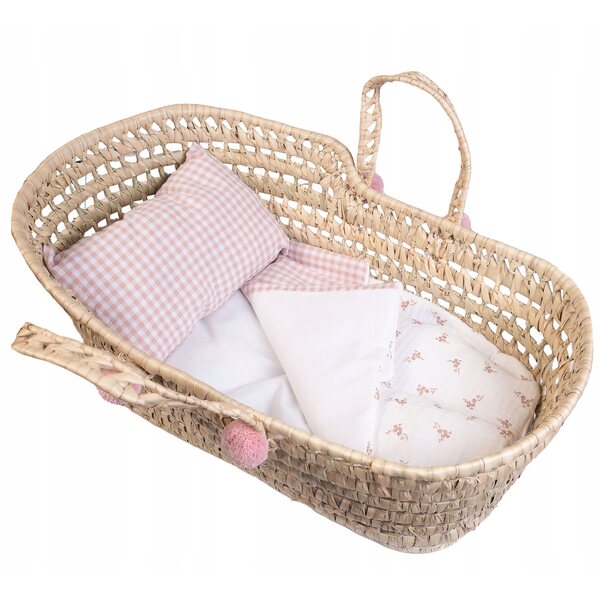 Culla per bambole Antonio Juan 42 cm con copertina e cuscino 92318