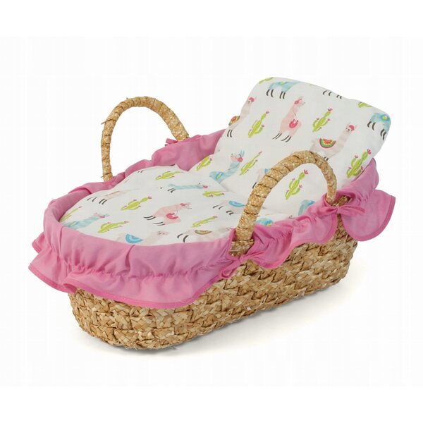 Bayer Chic Puppenständer, 45 cm, mit rosa Rüschen