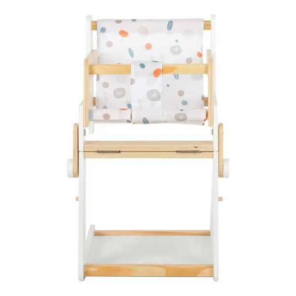 2in1 Holzstuhl für Puppen und Kuscheltiere bis 46 cm, skandinavisches Design