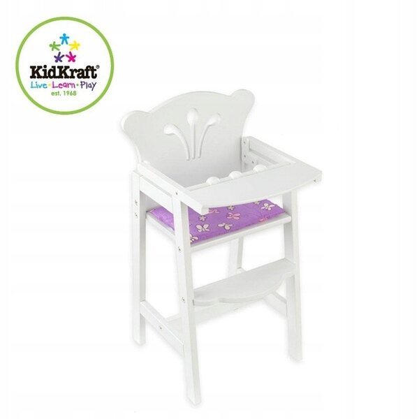 KidKraft Holzpuppen-Fütterungsstuhl mit Lavendelkissen 3+
