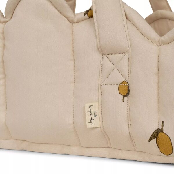 Portabambole Lemon, beige Konges Slojd, 100% cotone biologico