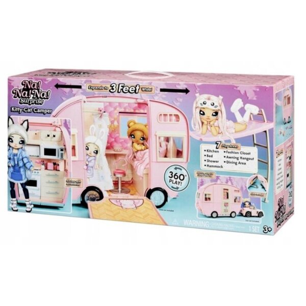 Nein! AN! AN! Surprise Kitty Cat Camper-Spielzeug mit faltbarem Camper und Zubehör