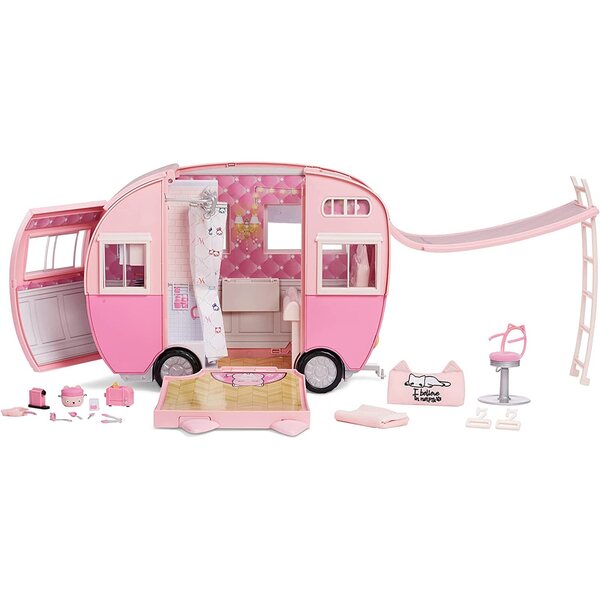 Nein! AN! AN! Surprise Kitty Cat Camper-Spielzeug mit faltbarem Camper und Zubehör