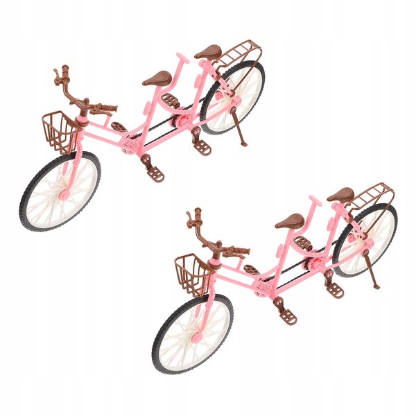 Set 2 Mini Biciclette Giocattolo per Bambini Decorazione e Gioco 32 cm