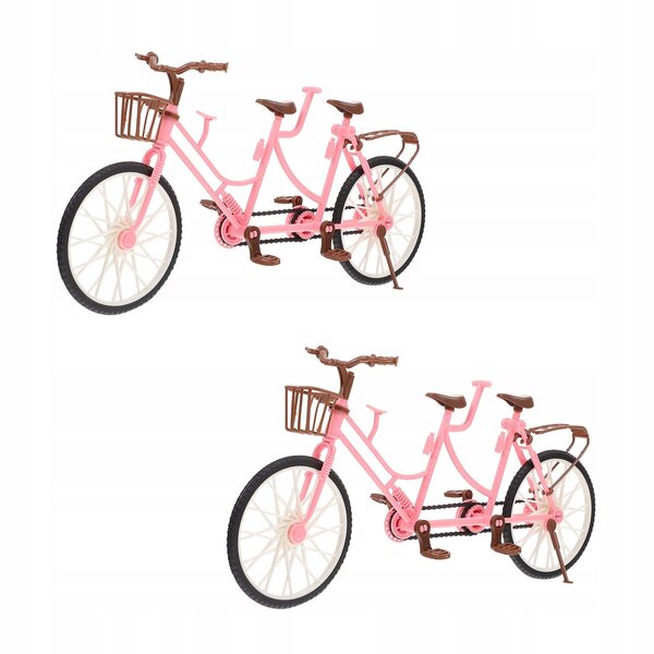 Set 2 Mini Biciclette Giocattolo per Bambini Decorazione e Gioco 32 cm