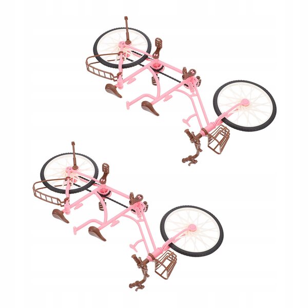 Set 2 Mini Biciclette Giocattolo per Bambini Decorazione e Gioco 32 cm