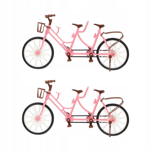 Set 2 Mini Biciclette Giocattolo per Bambini Decorazione e Gioco 32 cm