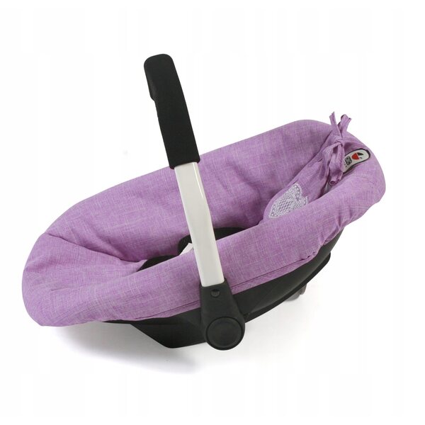 Bayer Chic Melange Flieder Puppentrage bis 45 cm