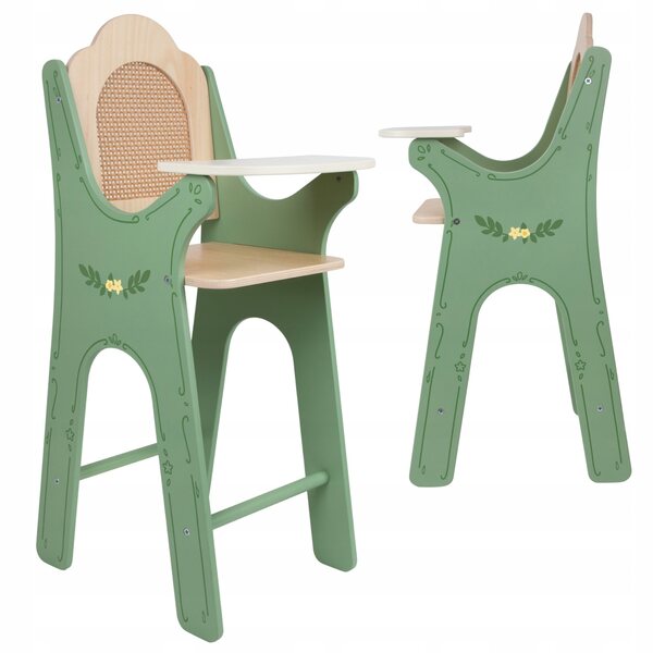 Sedia in legno vintage per bambole Classic World, eco-friendly, 3+ anni