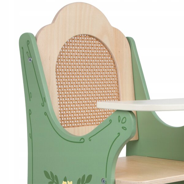 Sedia in legno vintage per bambole Classic World, eco-friendly, 3+ anni