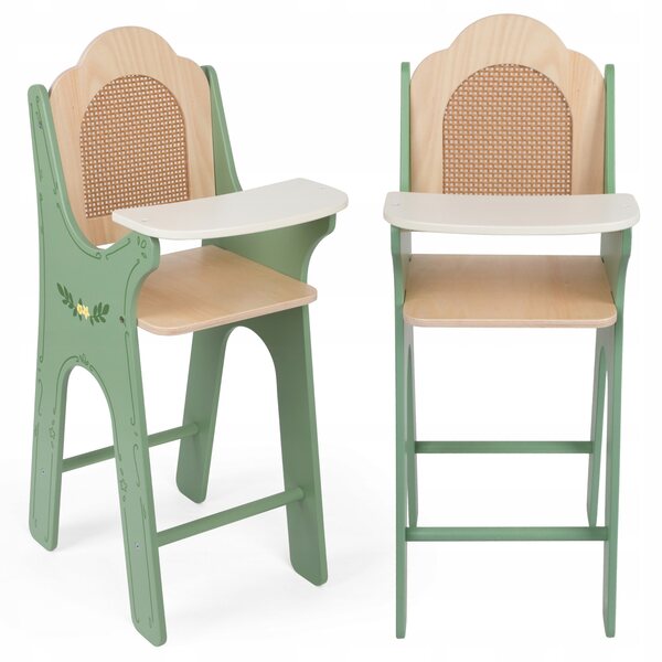 Sedia in legno vintage per bambole Classic World, eco-friendly, 3+ anni