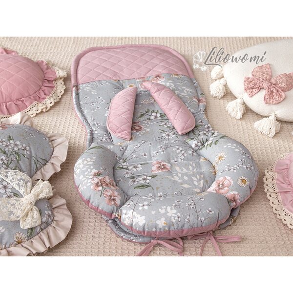 Marsupio per bambole 45cm con biancheria e copertina in cotone certificato OEKO-TEX
