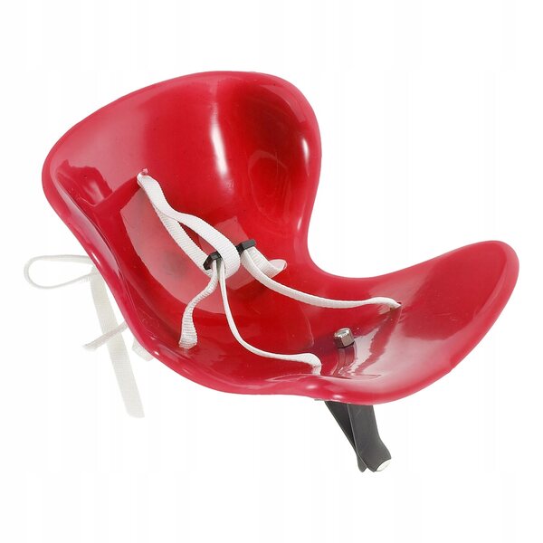 Mini sedile sicurezza rosso per bambole in plastica, per gioco e decorazione