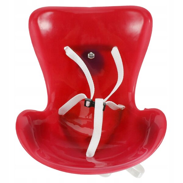 Mini sedile sicurezza rosso per bambole in plastica, per gioco e decorazione