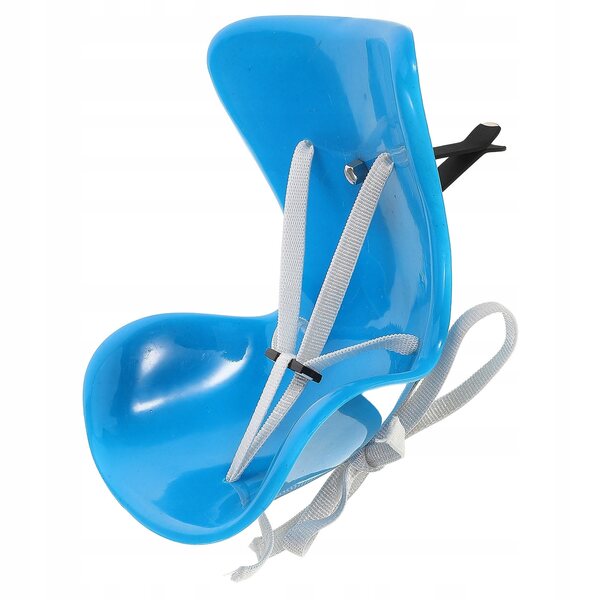 Mini seggiolino blu per bambole multifunzione, gioco e decorazione sicura