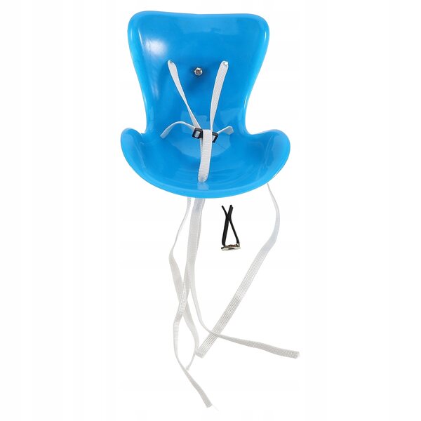 Mini seggiolino blu per bambole multifunzione, gioco e decorazione sicura