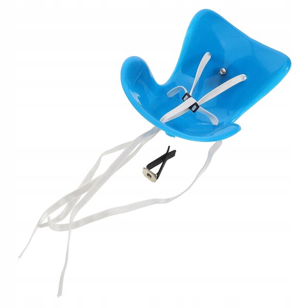Mini seggiolino blu per bambole multifunzione, gioco e decorazione sicura