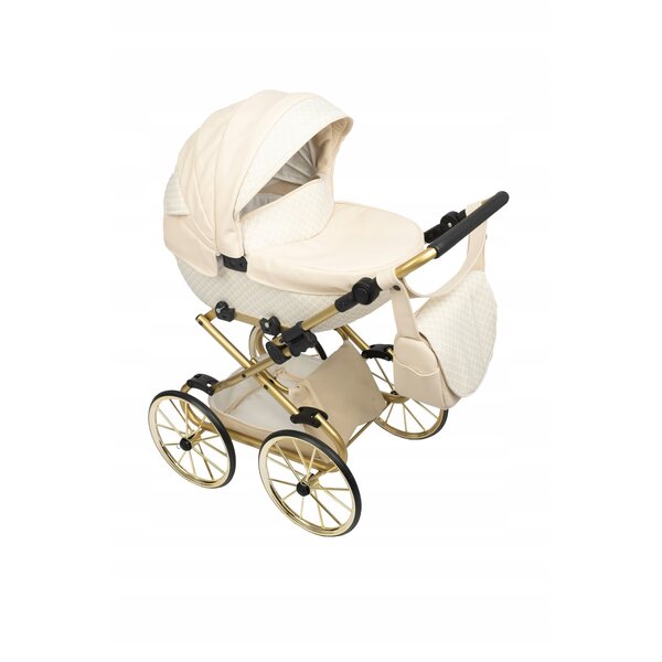 Portabambole con biancheria da letto e balza, Jackmar 45 cm, certificato Oeko-Tex