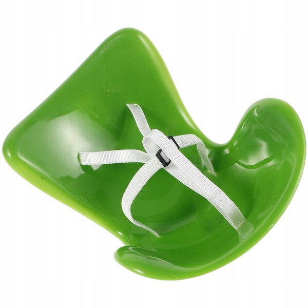 Seggiolino auto per bambole in plastica verde con facile installazione e fissaggio sicuro