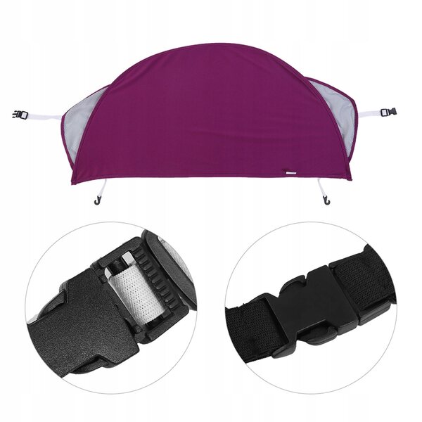 Universelle UV-Sonnenschutzhülle für Kinderwagen 85 x 48 cm, Lila