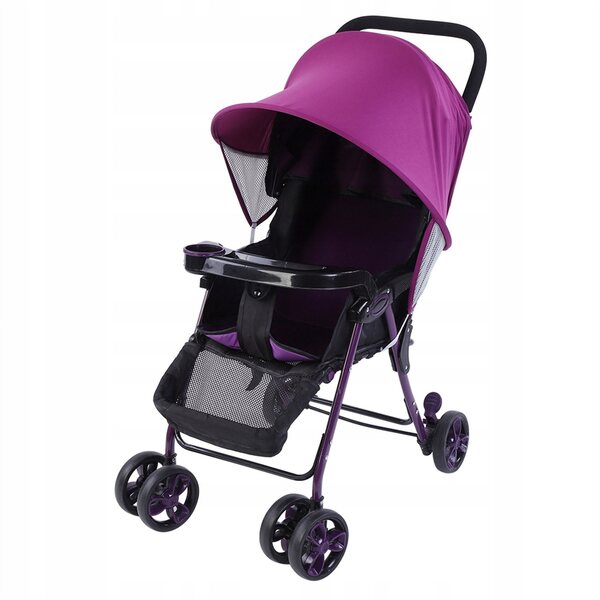 Universelle UV-Sonnenschutzhülle für Kinderwagen 85 x 48 cm, Lila