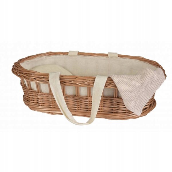 Korbpuppengondel mit Kissen und Decke Egmont Toys
