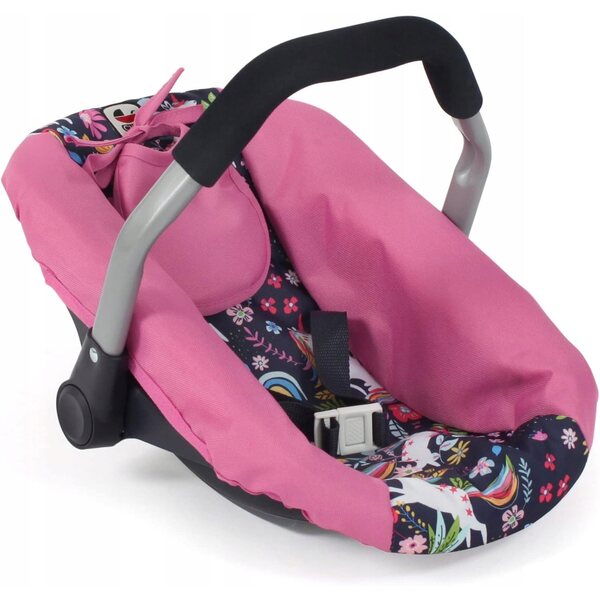 Fotelik für Navy Pink Unicorns Bayer Chic 708-43 Puppen zum Spielen und Tragen