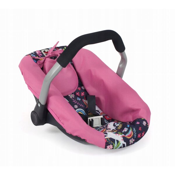 Fotelik für Navy Pink Unicorns Bayer Chic 708-43 Puppen zum Spielen und Tragen