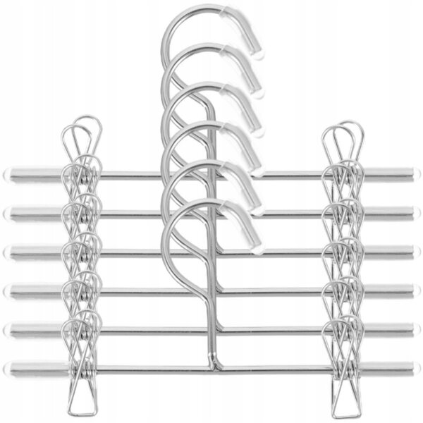 Mini-Metallbügel für Puppenkleidung, 6er-Set 12 cm