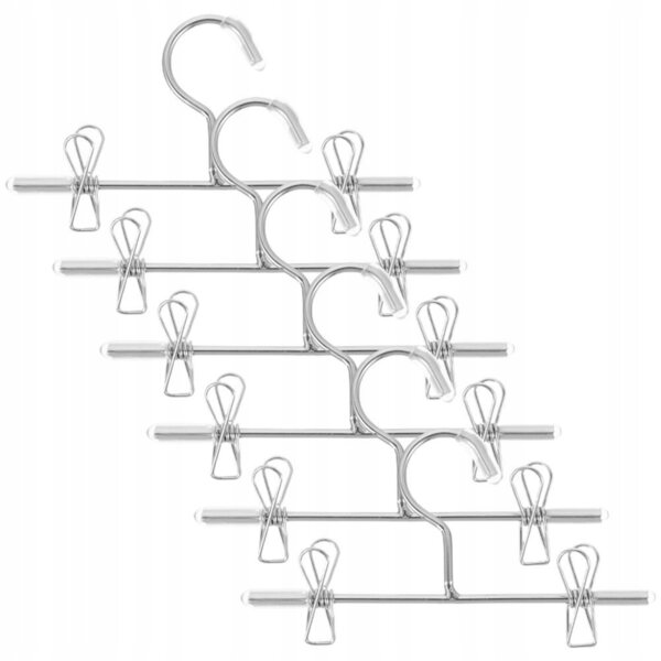 Mini-Metallbügel für Puppenkleidung, 6er-Set 12 cm