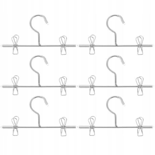 Mini-Metallbügel für Puppenkleidung, 6er-Set 12 cm