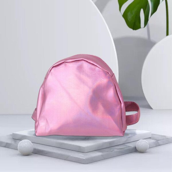 Mini-Rosa-Rucksack für 18-Zoll-Puppen, Modeaccessoire für Puppen