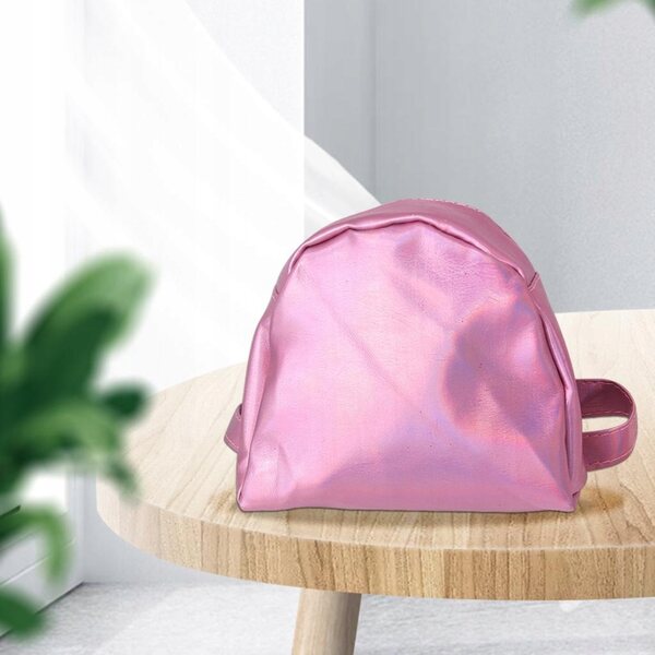 Mini-Rosa-Rucksack für 18-Zoll-Puppen, Modeaccessoire für Puppen