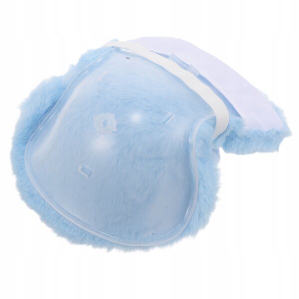Seggiolino auto in peluche blu per bambole - decorazione per auto