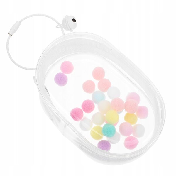 Transparente PVC-Tasche für Puppen, leicht und widerstandsfähig, geräumig und praktisch