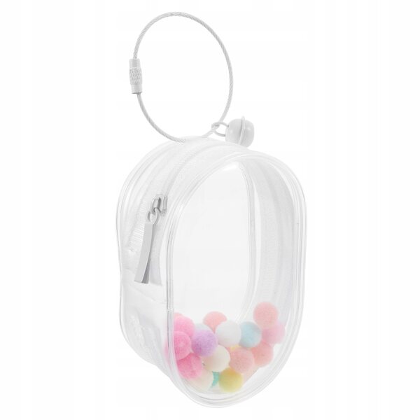 Transparente PVC-Tasche für Puppen, leicht und widerstandsfähig, geräumig und praktisch