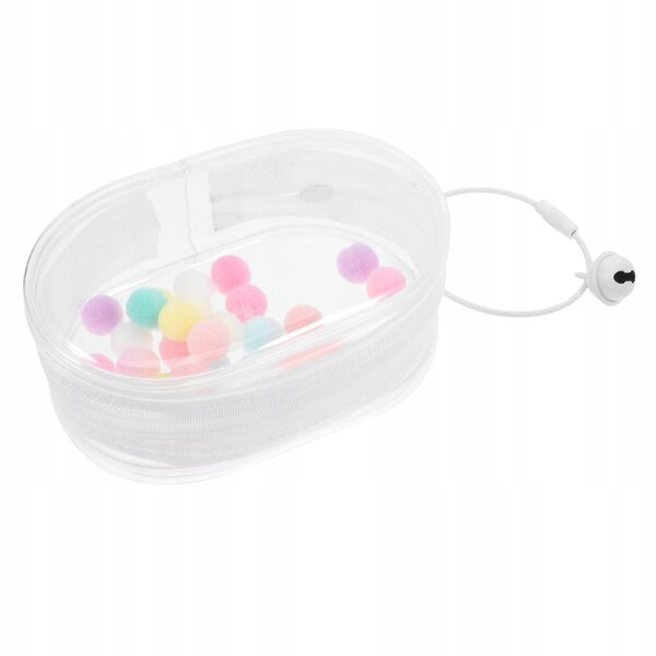 Transparente PVC-Tasche für Puppen, leicht und widerstandsfähig, geräumig und praktisch