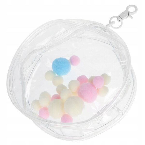 Transparente Tasche mit Schlüsselanhänger für Puppen und Figuren – Schutz und Funktionalität