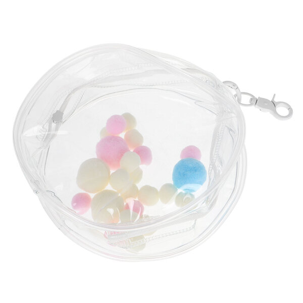 Transparente Tasche mit Schlüsselanhänger für Puppen und Figuren – Schutz und Funktionalität