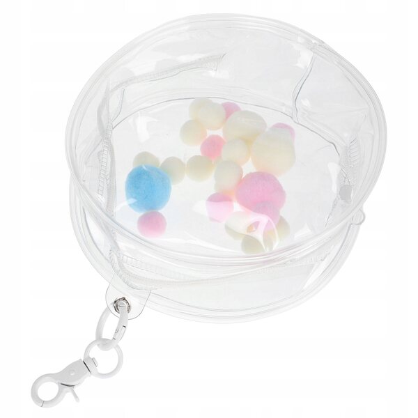 Transparente Tasche mit Schlüsselanhänger für Puppen und Figuren – Schutz und Funktionalität