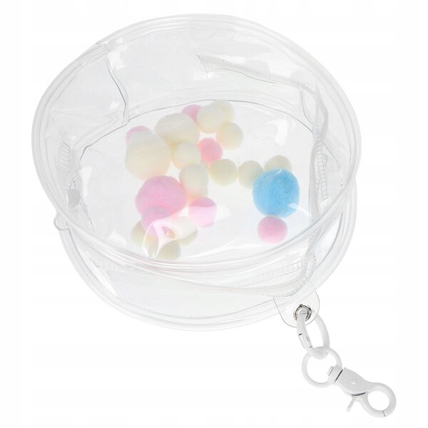 Transparente Tasche mit Schlüsselanhänger für Puppen und Figuren – Schutz und Funktionalität