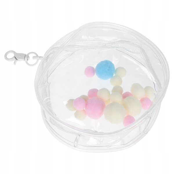 Transparente Tasche mit Schlüsselanhänger für Puppen und Figuren – Schutz und Funktionalität