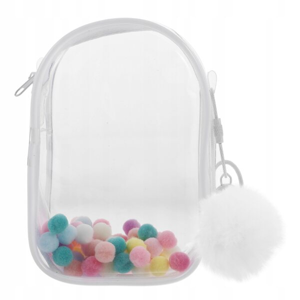 Elegante transparente PVC-Tasche zum Aufbewahren und Transportieren von Puppen