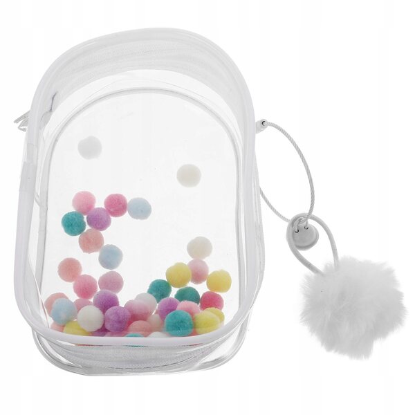 Elegante transparente PVC-Tasche zum Aufbewahren und Transportieren von Puppen