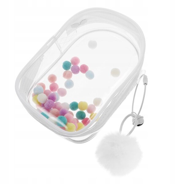 Elegante transparente PVC-Tasche zum Aufbewahren und Transportieren von Puppen