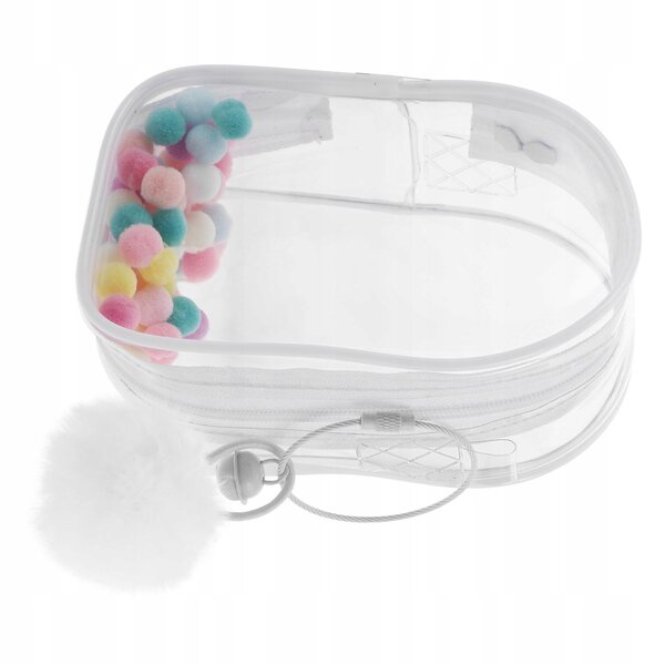 Elegante transparente PVC-Tasche zum Aufbewahren und Transportieren von Puppen